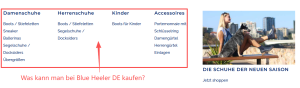 Was kann man bei Blue Heeler DE kaufen