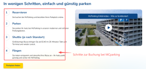 mcparking booking steps