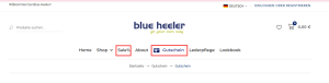sales and gutschein